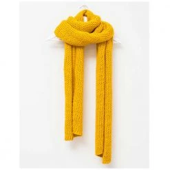Stella & Gemma SCARVES, CLOTHING & FASHION ACCESSORIES Long Woven Chunky Knit Scarf - Mustard