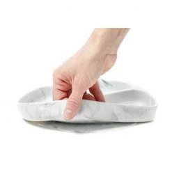 Bumkins Marble Silicone Grip Dish