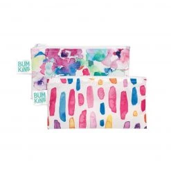 Bumkins Small Snack Bag 2pk - Watercolours