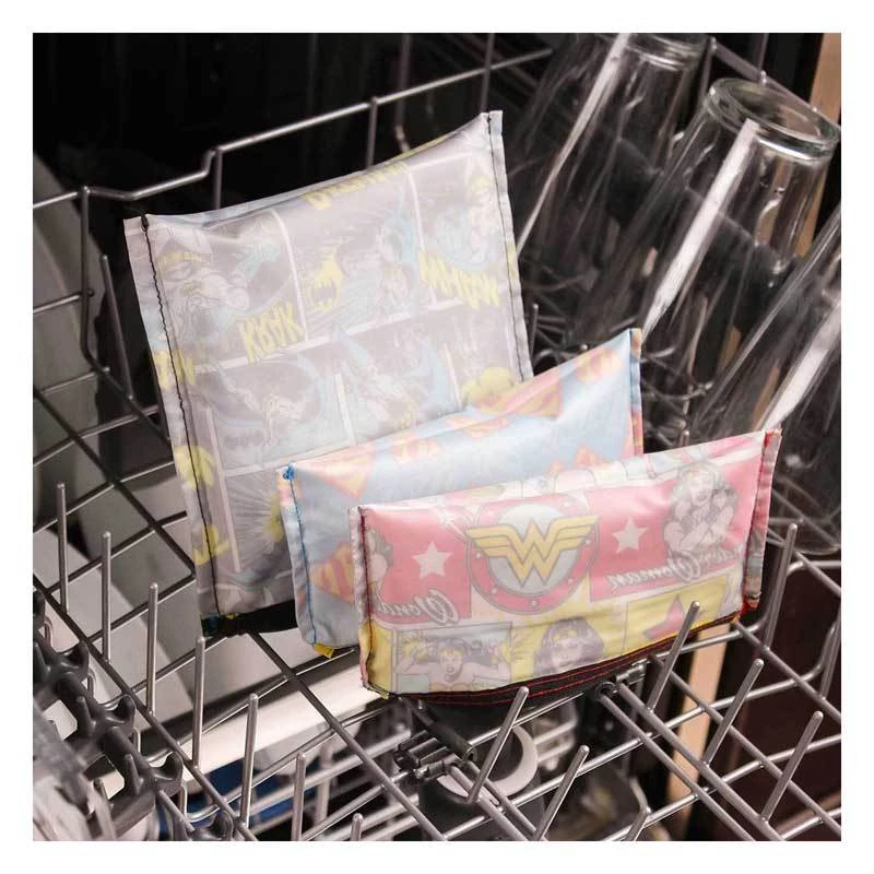 Bumkins Snack Bag Combo 3pk - Superman Reusable & Eco Friendly