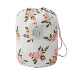 Little Unicorn Big Kids Cotton Muslin Quilt β Watercolour Roses