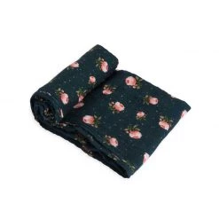 Little Unicorn Cotton Muslin Swaddle – Midnight Rose Country Style