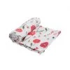 Little Unicorn Restocked Cotton Muslin Swaddle – Summer Poppy