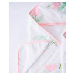 Little Unicorn Hooded Towel & Wash Cloth Set – Pink Peony Restocked