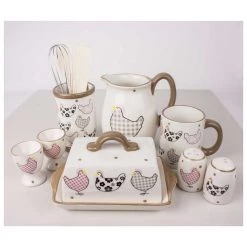 Salisbury & Mirfin Last Chance - Final Few Gingham Chicken Egg Cup