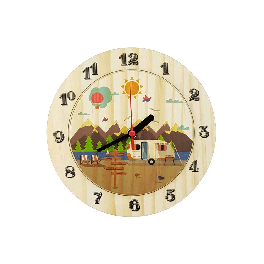 Crystal Ashley Small Clock β Kiwi Holiday (20cm)