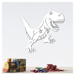 Crystal Ashley T-Rex Dinosaur Whiteboard Kiwiana