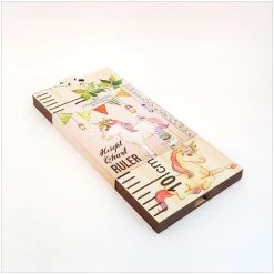 Crystal Ashley Wooden Height Chart - Unicorn BABY & TODDLER GIFTS