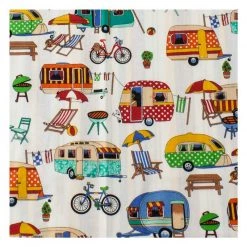 Harvest Creations Reversible Kids Apron – Caravan/Stripe