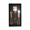 Rembrandt Fine Arts Loop Copper Cheese Serving Set