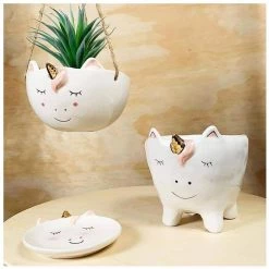 Urban Products Hanging Unicorn Planter UNDER $25 GIFTS