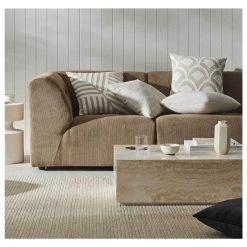 Weave Elena Cushion – Sandstorm (50cm)