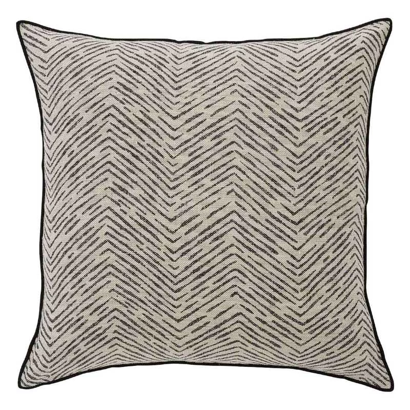 Weave Last Chance - Final Few Urban Sanctuary Carillo Linen Cushion β Onyx (50cm)