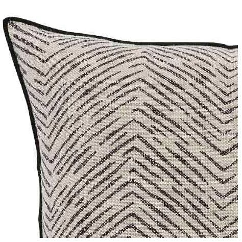 Weave Last Chance - Final Few Urban Sanctuary Carillo Linen Cushion β Onyx (50cm)