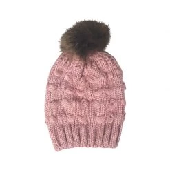 Urban Products Kids Fur Beanie - Blush Last Chance - Final Few