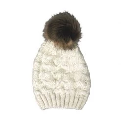 Urban Products Last Chance - Final Few Kids Fur Beanie - Cream