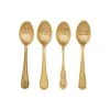 Davis & Waddell Embossed Brass Teaspoon Set Last Chance - Final Few