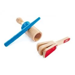 Hape Percussion Duo (3pc) Wooden Toys