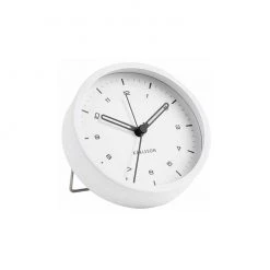 Karlsson Restocked Tinge Alarm Clock - White