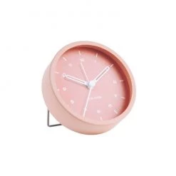 Karlsson Tinge Alarm Clock - Pink Restocked