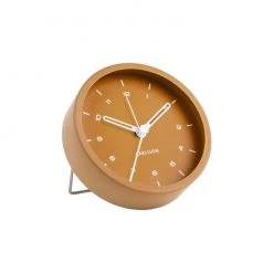 Karlsson Tinge Alarm Clock - Caramel Brown