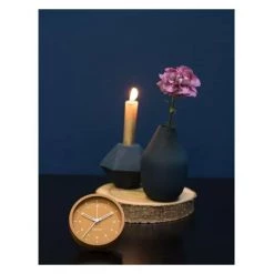 Karlsson Tinge Alarm Clock - Caramel Brown