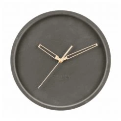Karlsson Lush Velvet Wall Clock - Grey (30cm) MEN'S GIFTS
