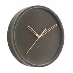 Karlsson Lush Velvet Wall Clock - Grey (30cm) MEN'S GIFTS