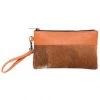 The Design Edge Wales Clutch - Jersey Hairon & Tan Leather