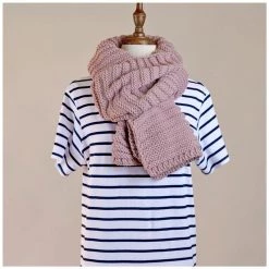 Hello Friday Best Friend Knit Scarf β Mauve