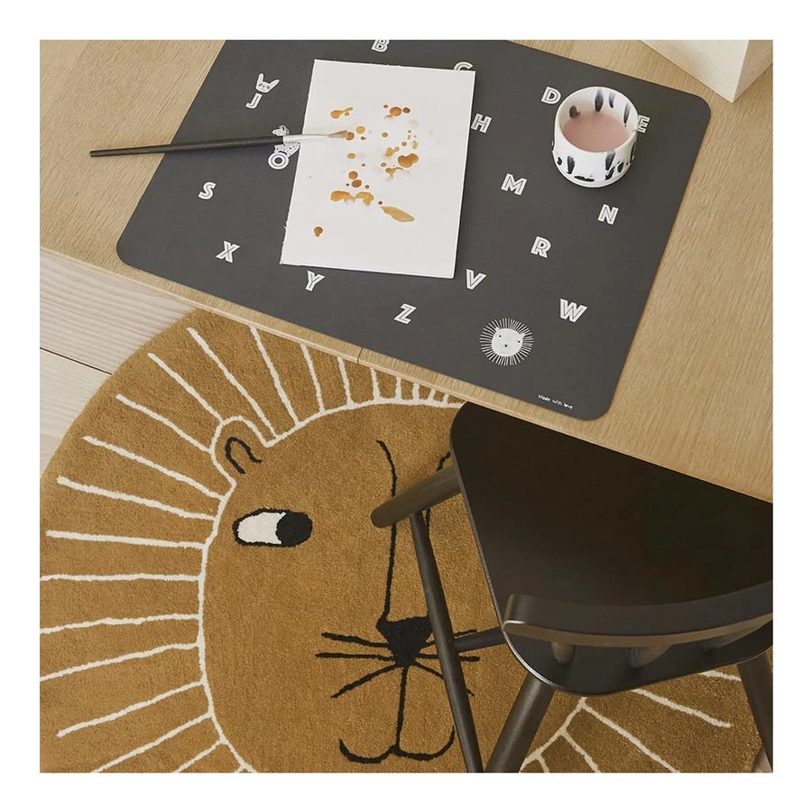 OYOY BABY & TODDLER GIFTS Caramel Lion Rug (95cm)