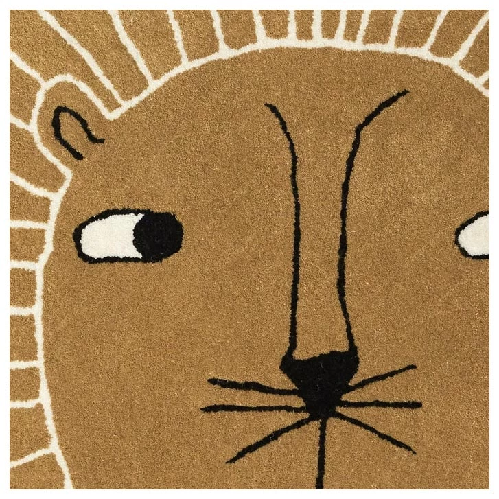 OYOY BABY & TODDLER GIFTS Caramel Lion Rug (95cm)