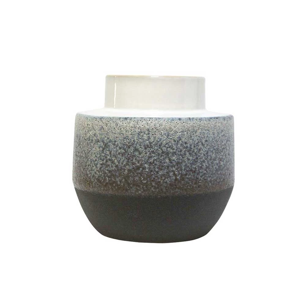 Stoneleigh & Roberson Monochrome Marle Vase (19cm)