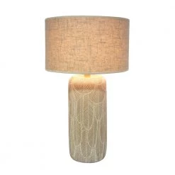 Banyan Home Feather Table Lamp (71cm)