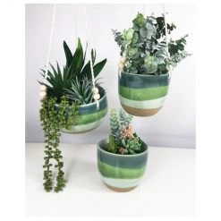 Urban Products Country Style Veio Green Hanging Planter