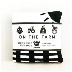 My Family Book Restocked Luxe Fold Out Soft Book - On The Farm