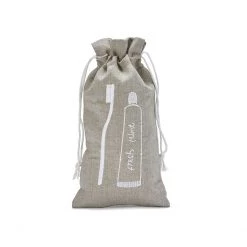 Nana Huchy Restocked Tooth Brush Bag - Ecru