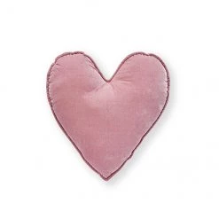 Nana Huchy Velvet Heart Cushion - Pink (25cm)