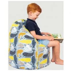 Cocoon Couture BOYS GIFTS Kids Whale Bean Bag & Liner - Small