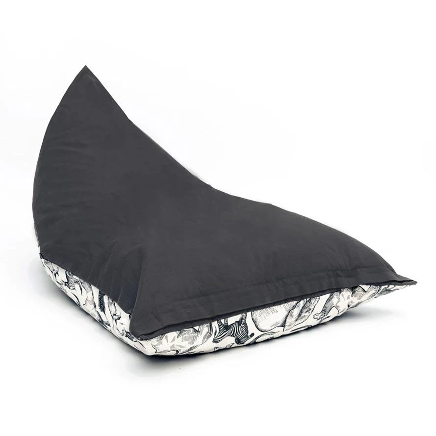 Cocoon Couture Restocked Kids Wild Ones Bean Bag & Liner - Charcoal