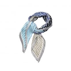 Tiger Tree SCARVES, CLOTHING & FASHION ACCESSORIES Multi Blue Stripe Neck & Head Scarf