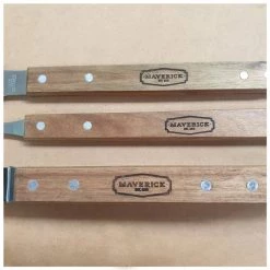 Maverick MEN'S GIFTS Acacia BBQ Tool Set In Bag