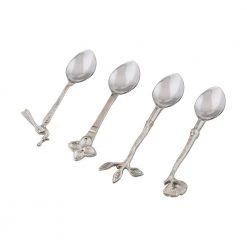 Vignette Home Country Style Fleur Teaspoon Set