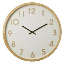 Amalfi Leonard Wall Clock - Natural (61cm) Coastal