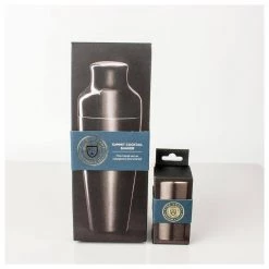 Davis & Waddell Black Fine Foods Summit Cocktail Shaker - Gunmetal