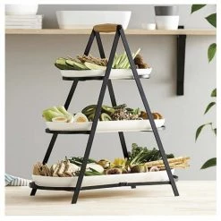 Ladelle Three Tier Oblong Serving Tower Women's Gifts - Over $50