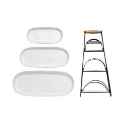 Ladelle Three Tier Oblong Serving Tower Women's Gifts - Over $50