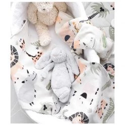 Di Lusso Living NEW ARRIVALS Jungle Safari Baby Blanket