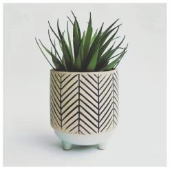 Urban Products VASES & PLANTERS Kyra Planter With Legs - Navy (12cm)