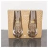 Urban Products Metallics Gold Save Water Stemless Champagne Glasses (2pc)